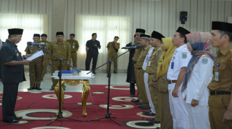 Wabup Merangin Lantik Pejabat Administrasi