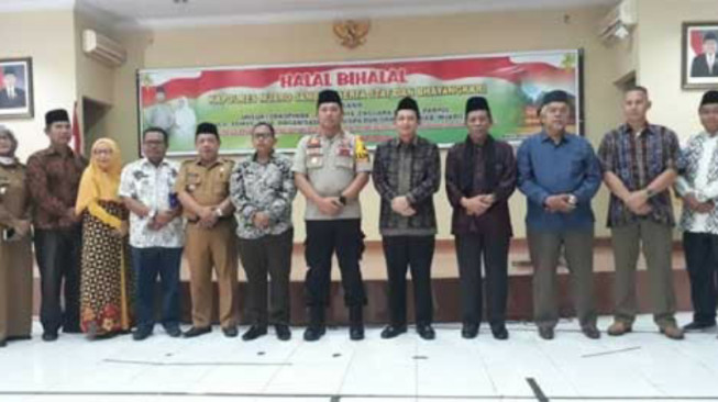 Wabup Muarojambi Hadiri Halal Bihalal di Polres
