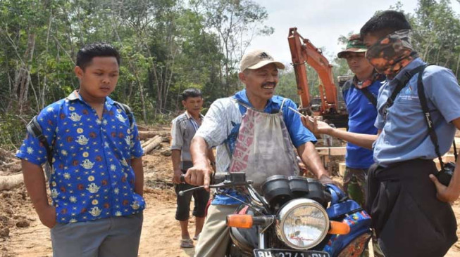 Warga Desa Ladang Peris Sudah Rasakan Manfaat TMMD