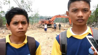 Anak-Anak SMP Ladang Peris Kini Lebih Dekat ke Sekolah