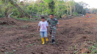 TMMD 105 Buka Keterisoliran Desa Ladang Peris