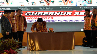 Gubernur Se Sumatera Tanda Tangani Kesepakatan Raflesia