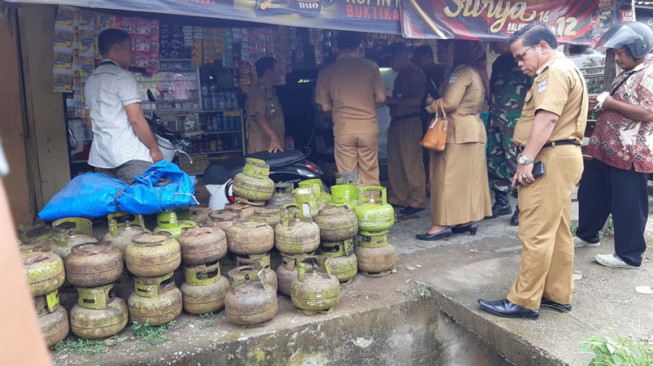 Dinas Koperindag Merangin Tak Mampu Tindak Pengecer Gas Elpiji