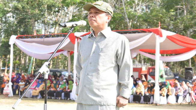 Bupati Batanghari Resmi Buka TMMD 105 Kodim 0415/Bth