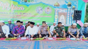 Kapolres Tanjab Timur Hadiri Tabligh Akbar dan Halal Bi Halal Forum Komunikasi Pesantren