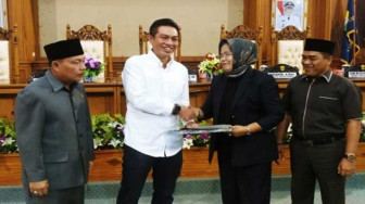 DPRD Muarojambi Gelar Paripurna Jawaban Pemerintah terhadap Ranperda APBD-P 2019