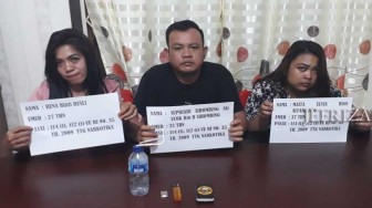 Pesta Narkoba, Dua Pasang Muda Mudi Dibekuk