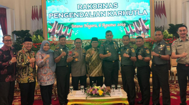 Kapolda Jambi Hadiri Rakornas Pengendalian Karhutla di Istana Negara