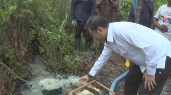 BRG Bangun Sumur Bor di Bekas Lahan Gambut yang Pernah Terbakar
