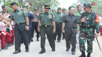 Bupati Dampingi Danrem 042/GAPU Resmikan Jalan TMMD