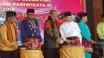 Sambut TdS, Bupati Kerinci Hadiri Launcing Wonderful Sumbar 2019