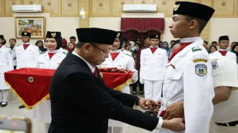Bupati Sarolangun Kukuhkan Anggota Paskibraka