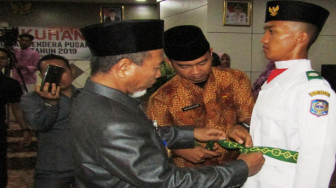 Wabup Kukuhkan Anggota Paskibraka Merangin