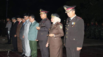 Bupati Hadiri Malam Renungan Suci Dimakam Pahlawan Sridadi
