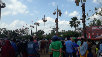 45 Batang Pinang Diserbu Warga Batanghari