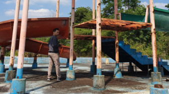 Waterboom di Batanghari Masih Terbengkalai