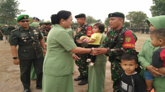 Emban Tugas Mulia, 400 Prajurit Yonif R 142/KJ Bertolak ke NTT