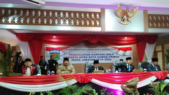 Anggota DPRD Kota Sungaipenuh Dilantik Hari Ini