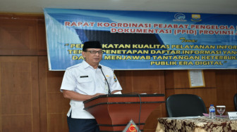 Sekda: OPD Harus Tingkatkan Kualitas Pelayanan Informasi Publik