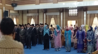 Wako AJB Lantik 102 Pejabat Eselon II, III dan IV