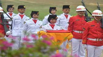Masnah Pimpin Upacara HUT ke-74 Kemerdekaan RI