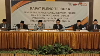 KPU Pleno Tetapkan Syaihu Cs Caleg Terpilih
