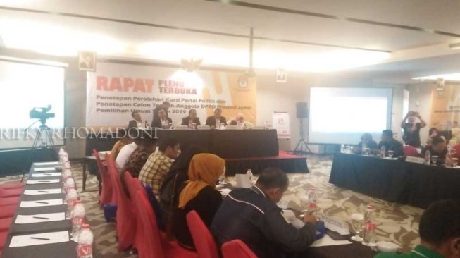 KPU Tetapkan 55 Anggota DPRD Provinsi Jambi