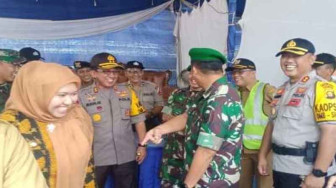 Bupati Muarojambi Tinjau Pospam Mestong