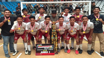 SMA N 8 Raih Juara Pertama Kejuaraan Futsal Gubernur Cup