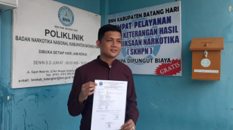 Haviz Fattah Tes Urine, untuk Syarat Penjaringan Balon Bupati