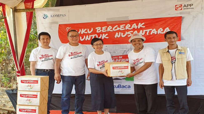 Sambut Hari Literasi Internasional, Paperun 2019 Donasikan Buku ke 60 TBM