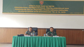 Sosialisasi Sampai Pencegahan Narkoba, Tim Kodam Sambangi Jambi