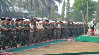 Jajaran Korem 042/Gapu Bersama Masyarakat, Salat Gaib untuk BJ Habibie