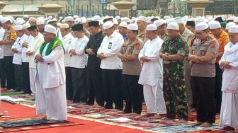 Ratusan Prajurit dan Masyarakat Ikuti Salat Istiqa