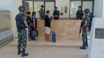 Satgas Pamtas Yonif Raider 142/KJ Cek Pelibas RI-RDTL