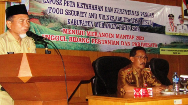 Wabup Buka Ekspose Peta Ketahanan Pangan