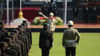 Petugas Komandan Upacara Hari Kesaktian Pancasila di Jakarta, dari Polda Jambi