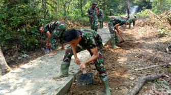 Ratusan Prajurit Diterjunkan Dalam TMMD Ke 106