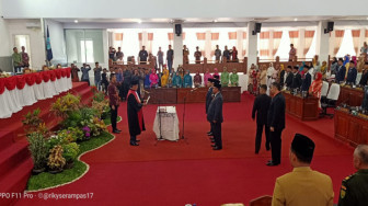 Sah!!, Herman Efendi Jabat Ketua DPRD Merangin