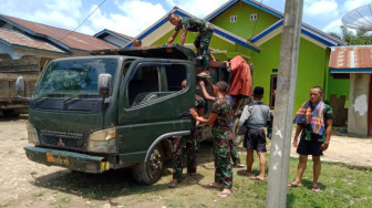 Lima Hari TMMD, Prajurit Dapatkan Keluarga Baru