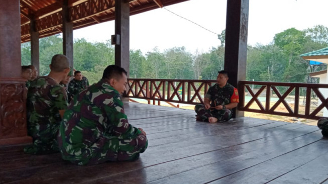 Dansatgas TMMD Lakukan Evaluasi Giat TMMD Reg ke 106