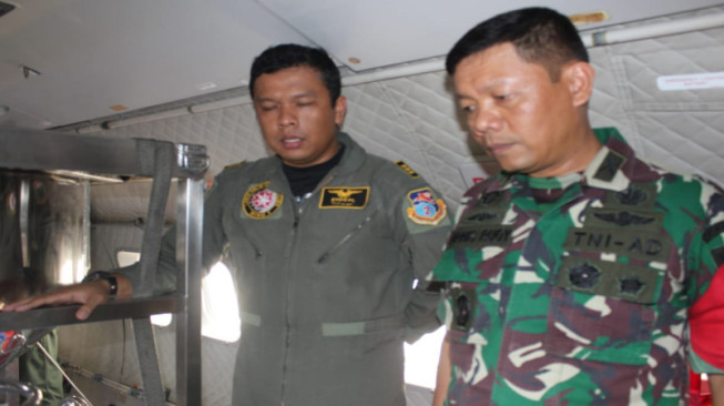 Danrem : Dengan Hujan Buatan Semoga Bisa Mengurangi Karhutla