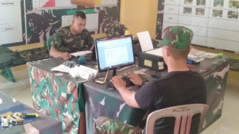 Jelang Kunjungan, Kesibukan Personel Staf Teritorial Kodim Meningkat