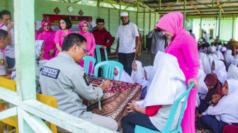Bakti Sosial, Polres Merangin Berikan Pengobatan Gratis ke Panti Asuhan