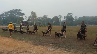 Jaga Fisik Yang Prima, Anggota Satgas TMMD Olahraga Bersama