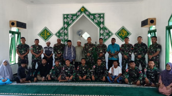 Satgas Pamtas Yonif Raider 142/KH Silahturahmi dengan Ketua KUA Atambua