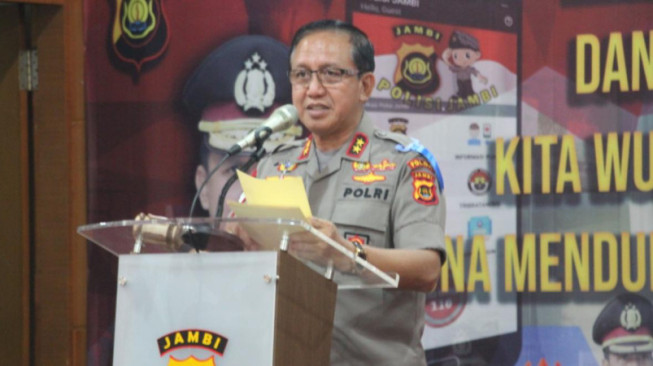 Kapolda Jambi Buka Rakernis Pelatihan Fungsi Teknologi dan Informasi