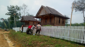Jelang Penutupan TMMD 106 Kodim Sarko, Satgas Benahi Kawasan Terpadu SAD