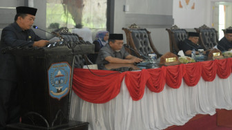 Bupati  Merangin Sampaikan KUA – PPAS Tahun Anggaran 2020