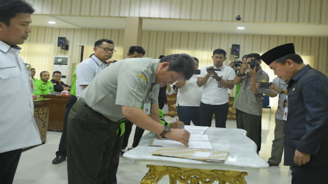 Al Haris Buka Sosialisasi Perbup No 91 Tahun 2019